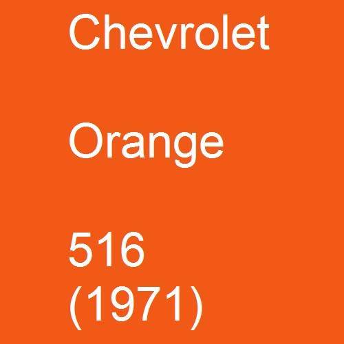 Chevrolet, Orange, 516 (1971).